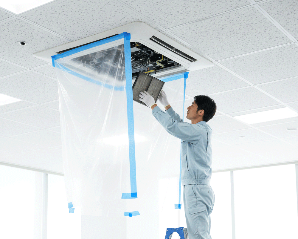 お掃除機能付きエアコンも完全対応