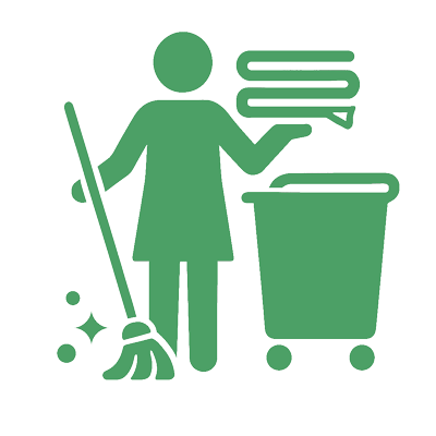 清掃とリネンが一体化