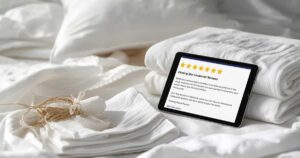 民泊リネンの選び方｜シーツ・タオルの素材と品質がレビューを左右する理由