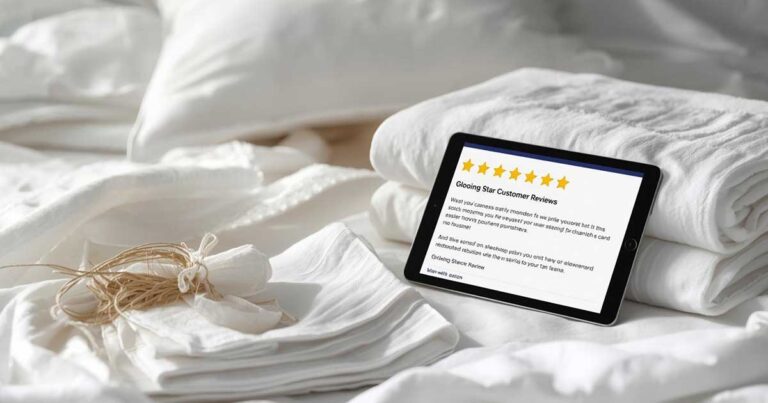 民泊リネンの選び方｜シーツ・タオルの素材と品質がレビューを左右する理由