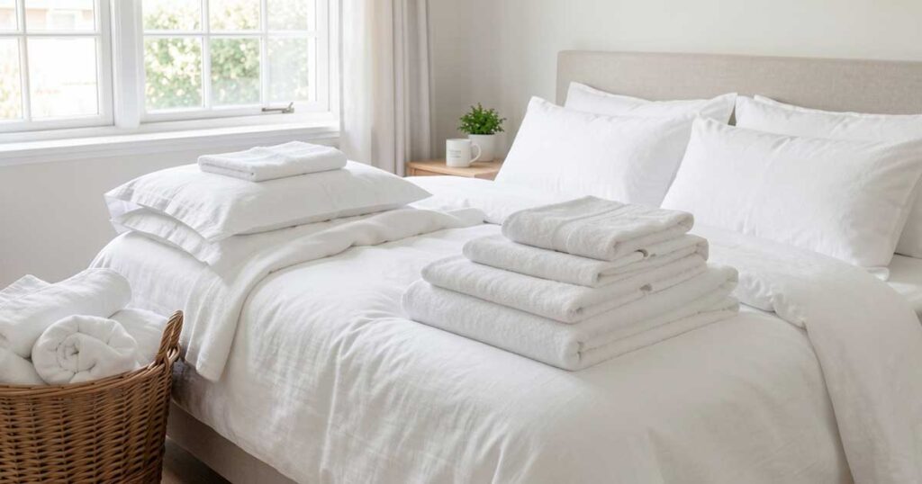 民泊のリネン管理｜レンタルと自前購入を徹底比較！コスト・手間・品質で最適解を解説